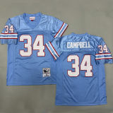 CAMPBELL #34 Men's Tennessee Titans Retro NFL Jersey 泰坦