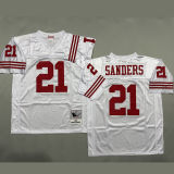SANDERS #21 Men's San Francisco 49ers Retro NFL Jersey 49人