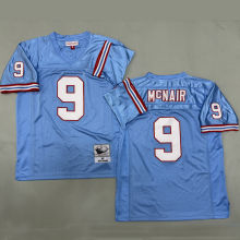 McNAIR #9 Men's Tennessee Titans Retro NFL Jersey  泰坦