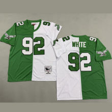 R.WHITE #92 Men's Philadelphia Eagles Retro NFL Jersey 老鹰