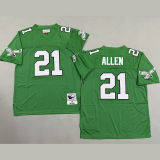 ALLEN #21 Men's Philadelphia Eagles Retro NFL Jersey 老鹰