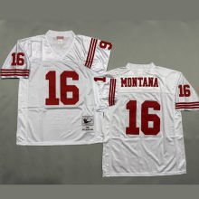 MONTANA #16 Men's San Francisco 49ers Retro NFL Jersey 49人