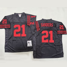 SANDERS #21 Men's San Francisco 49ers Retro NFL Jersey 49人