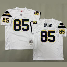 GATES #85 Men's Los Angeles Chargers Retro NFL Jersey 闪电