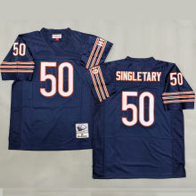 SINGLETARY #50 Men's Chicago Bears Retro NFL Jersey 熊队