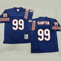 HAMPTON #99 Men's Chicago Bears Retro NFL Jersey 熊队