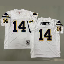 FOUTS #14 Men's Los Angeles Chargers Retro NFL Jersey 闪电