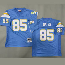GATES #85 Men's Los Angeles Chargers Retro NFL Jersey 闪电
