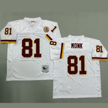 MONK #81 Men's Washington Commanders Retro NFL Jersey 指挥官