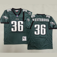 WESTBROOK #36 Men's Philadelphia Eagles Retro NFL Jersey 老鹰