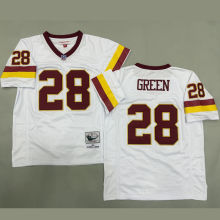 GREEN #28 Men's Washington Commanders Retro NFL Jersey 指挥官