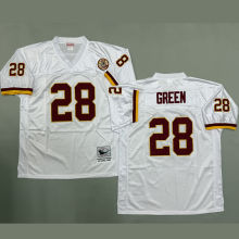 GREEN #28 Men's Washington Commanders Retro NFL Jersey 指挥官