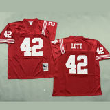 LOTT #42 Men's San Francisco 49ers Retro NFL Jersey 49人