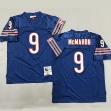 McMAHON #9 Men's Chicago Bears Retro NFL Jersey 熊队