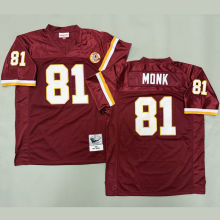 MONK #81 Men's Washington Commanders Retro NFL Jersey 指挥官