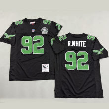 R.WHITE #92 Men's Philadelphia Eagles Retro NFL Jersey 老鹰