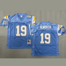 ALWORTH #19 Men's Los Angeles Chargers Retro NFL Jersey 闪电