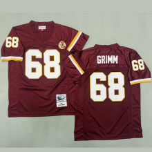 GRIMM #68 Men's Washington Commanders Retro NFL Jersey 指挥官