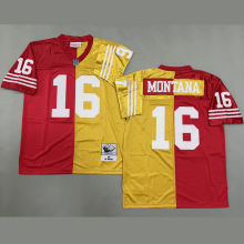 MONTANA #16 Men's San Francisco 49ers Retro NFL Jersey 49人