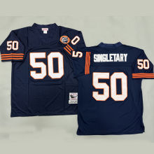 SINGLETARY #50 Men's Chicago Bears Retro NFL Jersey 熊队