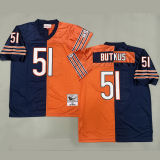BUTKUS #51 Men's Chicago Bears Retro NFL Jersey 熊队