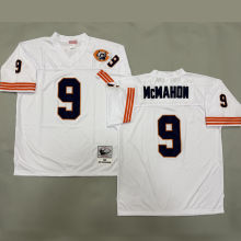 McMAHON #9 Men's Chicago Bears Retro NFL Jersey 熊队