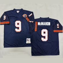 McMAHON #9 Men's Chicago Bears Retro NFL Jersey 熊队