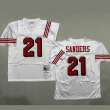 SANDERS #21 Men's San Francisco 49ers Retro NFL Jersey 49人