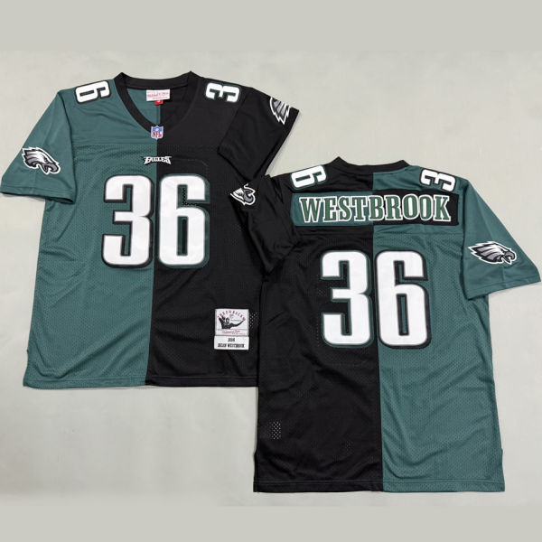 WESTBROOK #36 Men's Philadelphia Eagles Retro NFL Jersey 老鹰