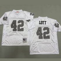 LOTT #42 Men's Las Vegas Raiders Retro NFL Jersey 突袭者
