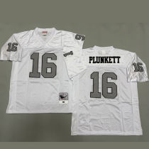PLUNKETT #16 Men's Las Vegas Raiders Retro NFL Jersey 突袭者