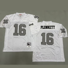 PLUNKETT #16 Men's Las Vegas Raiders Retro NFL Jersey 突袭者