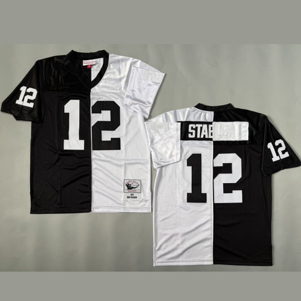 STABLER #12 Men's Las Vegas Raiders Retro NFL Jersey 突袭者