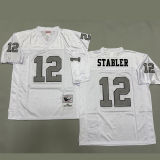 STABLER #12 Men's Las Vegas Raiders Retro NFL Jersey 突袭者