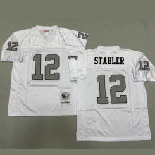 STABLER #12 Men's Las Vegas Raiders Retro NFL Jersey 突袭者
