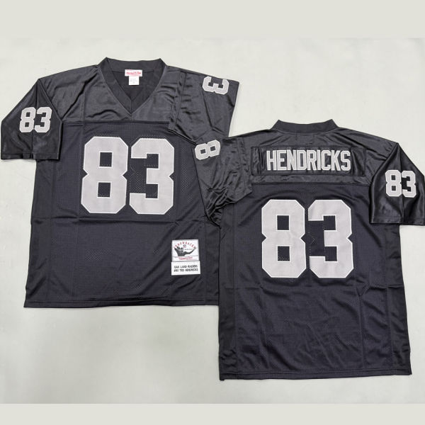HENDRICKS #83 Men's Las Vegas Raiders Retro NFL Jersey 突袭者