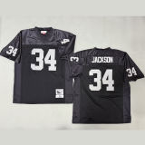 JACKSON #34 Men's Las Vegas Raiders Retro NFL Jersey 突袭者
