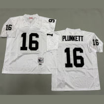 PLUNKETT #16 Men's Las Vegas Raiders Retro NFL Jersey 突袭者