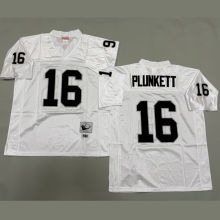 PLUNKETT #16 Men's Las Vegas Raiders Retro NFL Jersey 突袭者