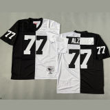 ALZADO #77 Men's Las Vegas Raiders Retro NFL Jersey 突袭者