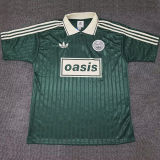 2025/26 AD x oasis #25 Green Retro Style Fans Soccer Jersey (Have No.25 带号码）