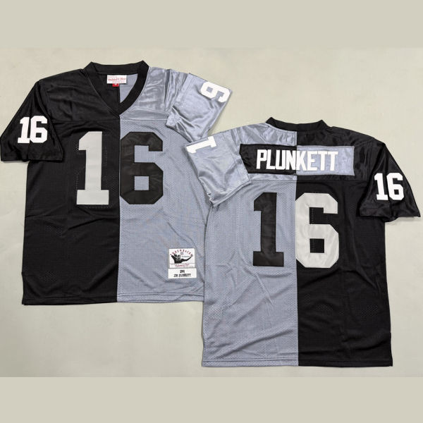 PLUNKETT #16 Men's Las Vegas Raiders Retro NFL Jersey 突袭者