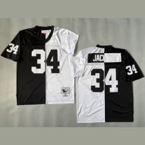 JACKSON #34 Men's Las Vegas Raiders Retro NFL Jersey 突袭者
