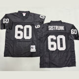 SISTRUNK #60 Men's Las Vegas Raiders Retro NFL Jersey 突袭者