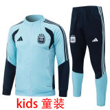 2026/27 Argentina Light Blue Kids Jacket Tracksuit