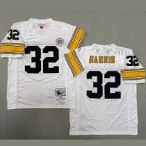 HARRIS #32 Men's Pittsburgh Steelers Retro NFL Jersey 钢人