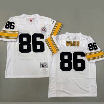 WARD #86 Men's Pittsburgh Steelers Retro NFL Jersey 钢人