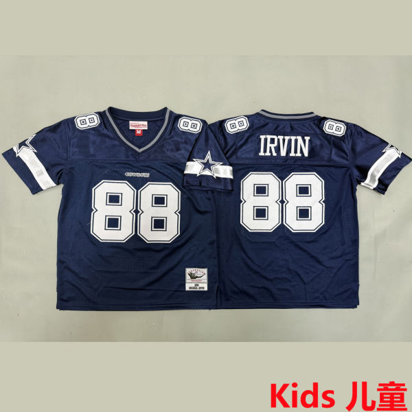 IRVIN #88 Dallas Cowboys Retro Kids NFL Jersey 牛仔