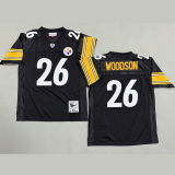 WOODSON #26 Men's Pittsburgh Steelers Retro NFL Jersey 钢人