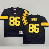 WARD #86 Men's Pittsburgh Steelers Retro NFL Jersey 钢人
